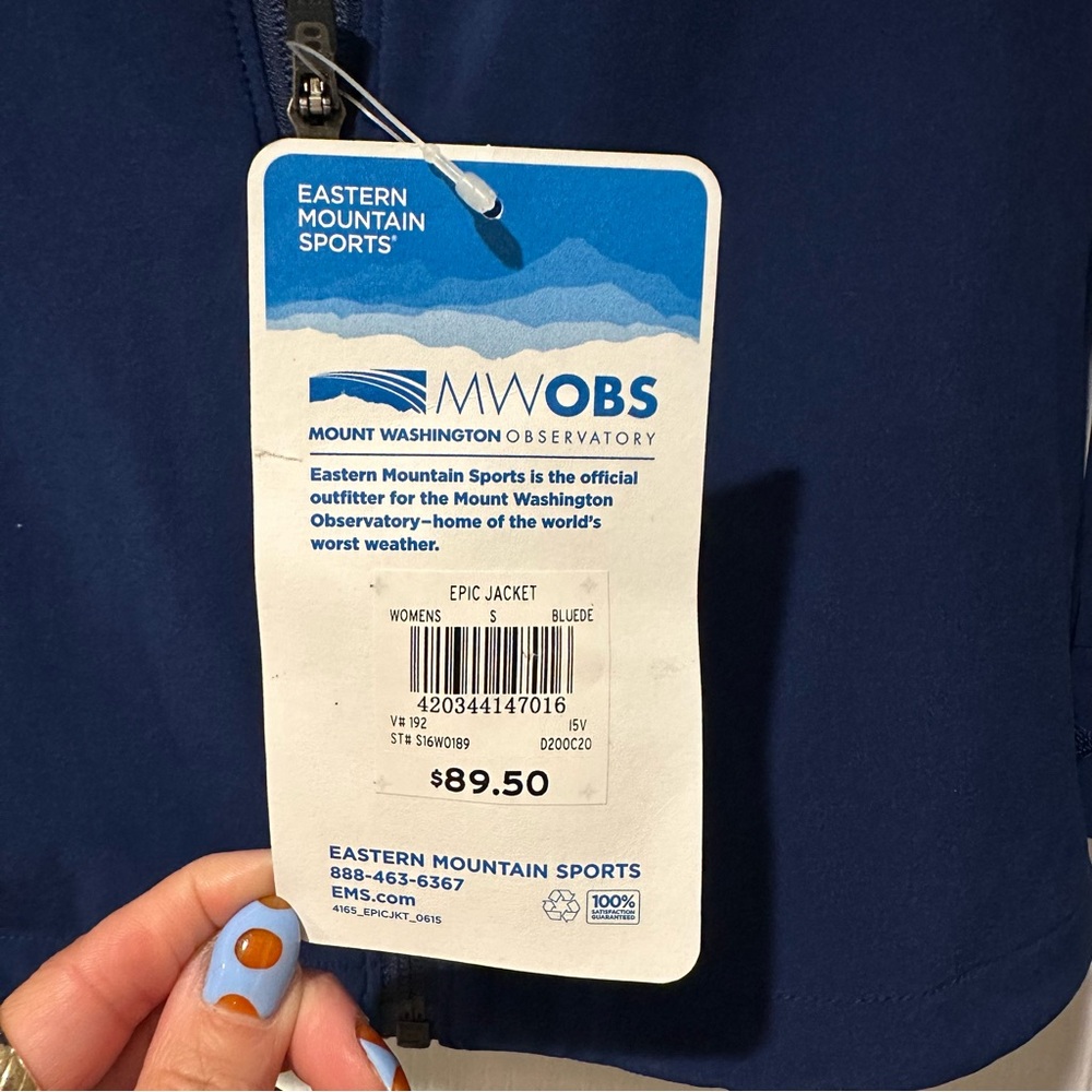 NWT EMS UPF 50+ Lightweight Jacket Sz S - Picture 6 of 7